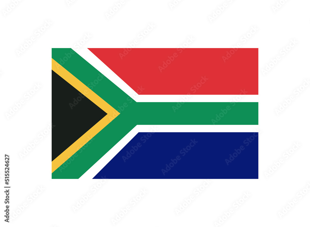 flat african flag design flat african flag design
