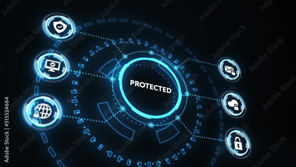 Cyber security data protection business technology privacy concept. Cyber security data protection business technology privacy concept.