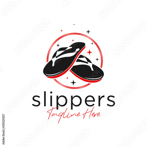 flip flop sales industry illustration logo