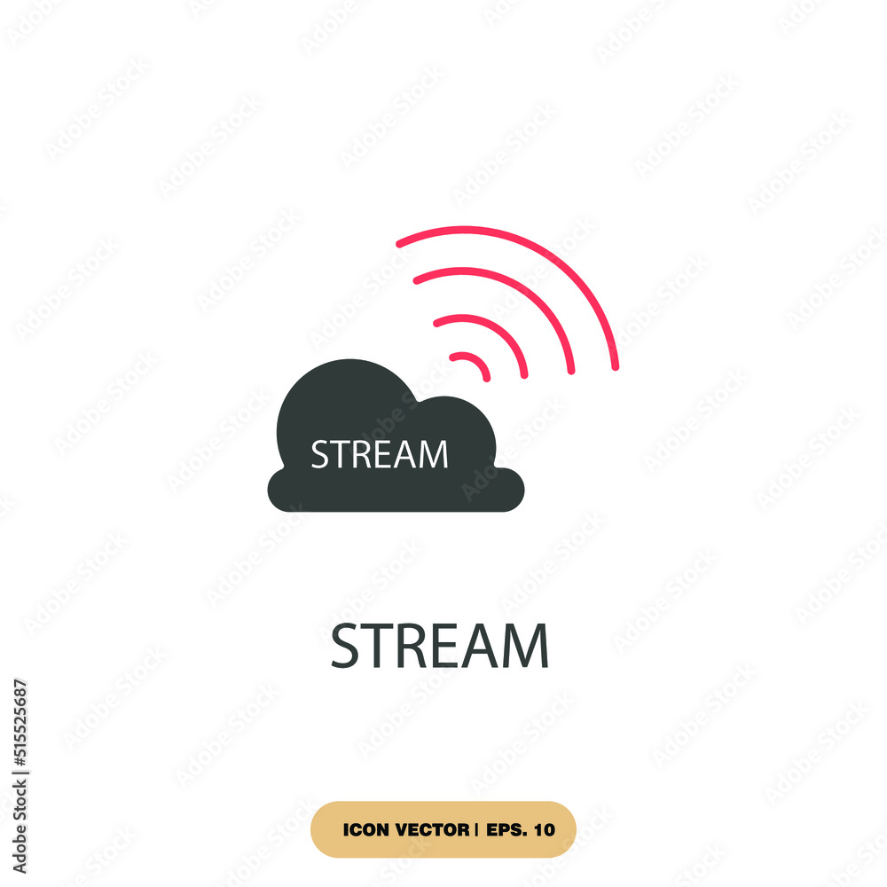 stream icons symbol vector elements for infographic web stream icons symbol vector elements for infographic web
