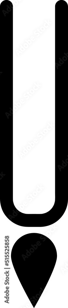 Indian Tilak sign simple icon on background Indian Tilak sign simple icon on background