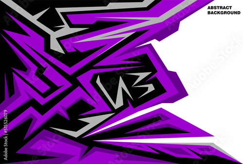 Abstract background for sports racing premium vector purple design Premium Vector
