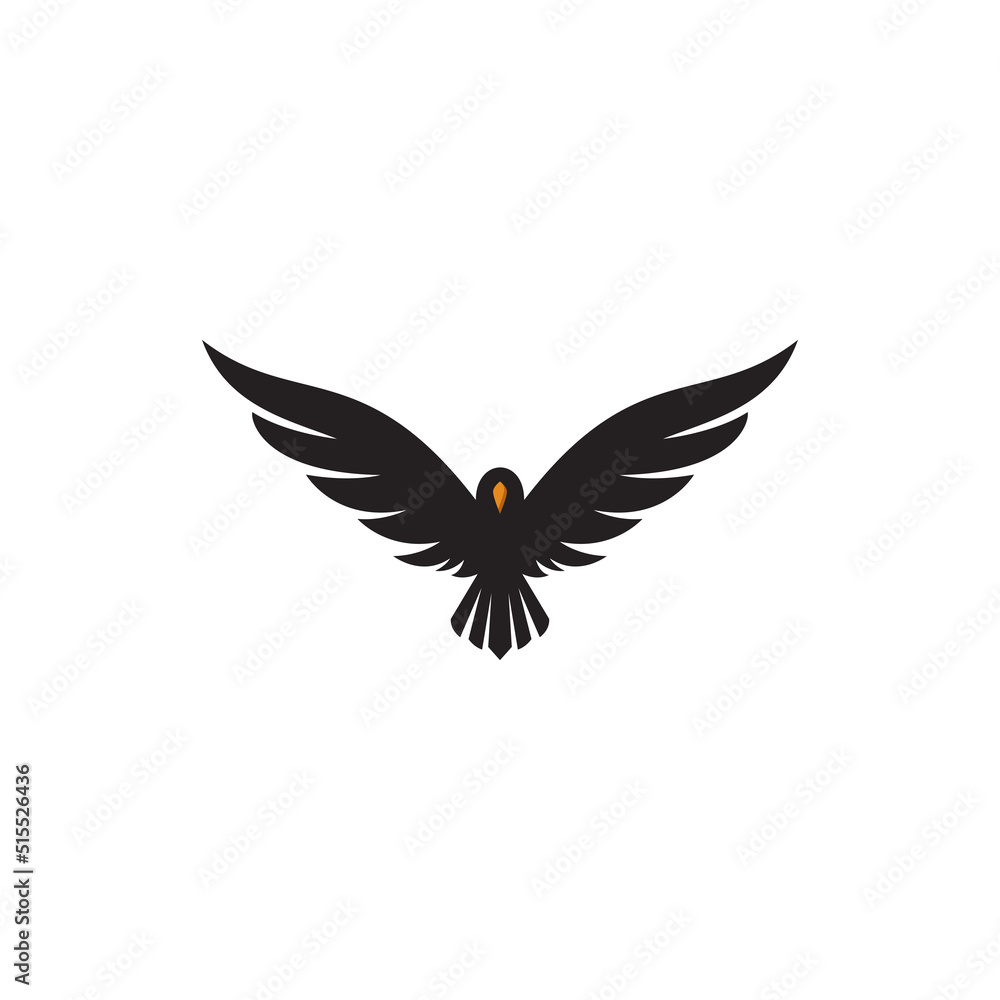 eagle silhouette logo template design eagle silhouette logo template design