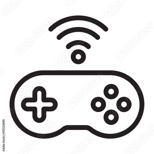 joystick line icon