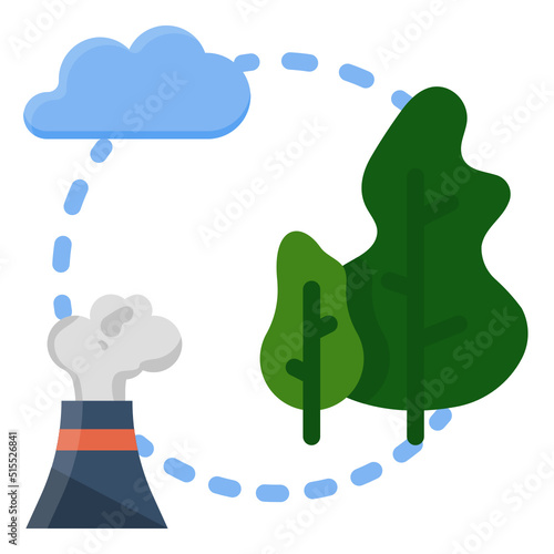 environmental care flat icon