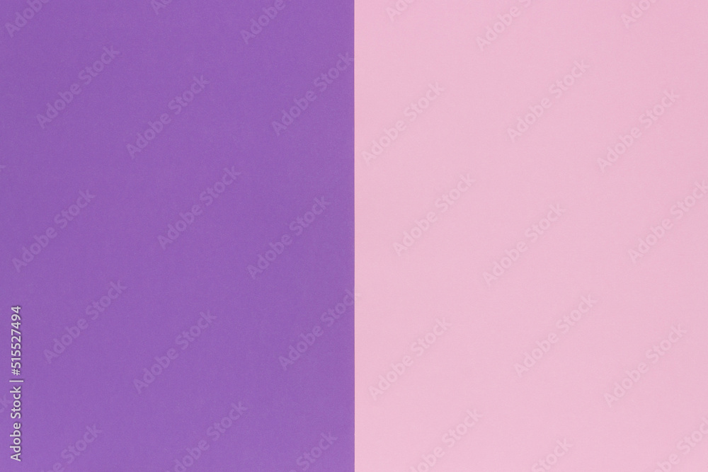 Sheets of colored paper: purple and lilac. Two-color background