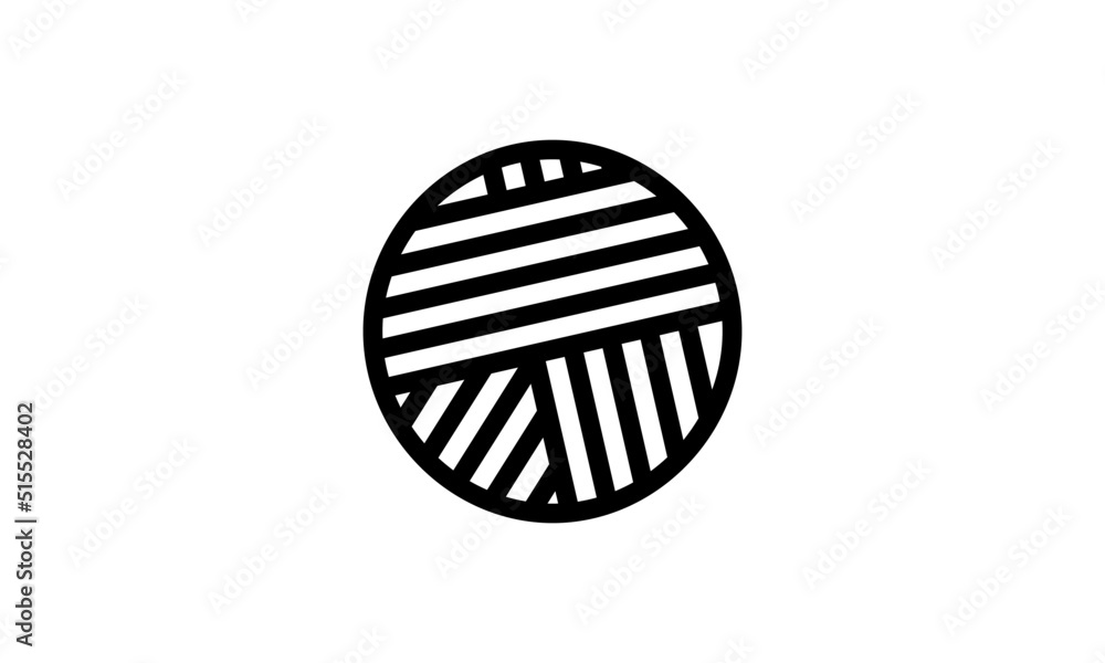 spool of thread logo design template Stock Vector | Adobe Stock