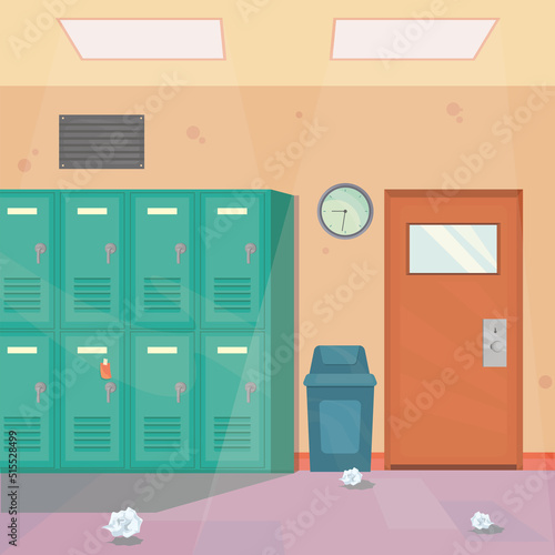 school hallway poster