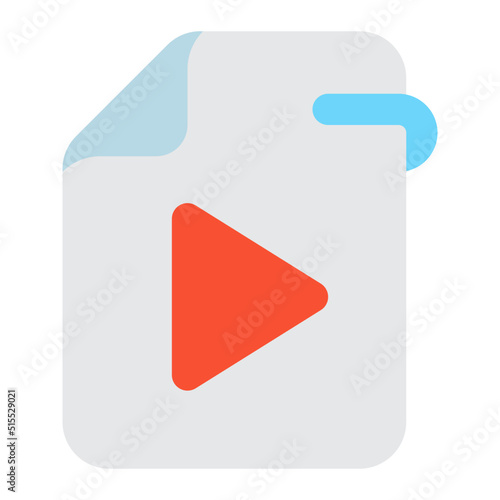 playlist file Icon Illustration