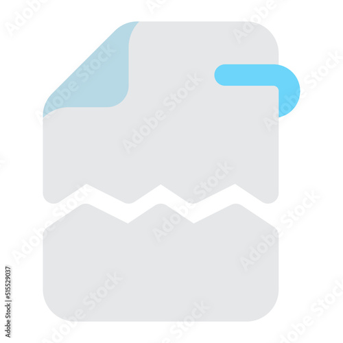 corrupt file Icon Illustration
