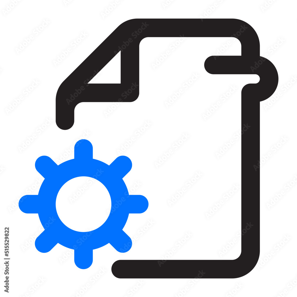 file setting Icon Illustration file setting Icon Illustration
