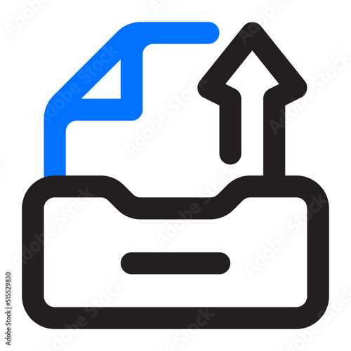 upload document Icon Illustration