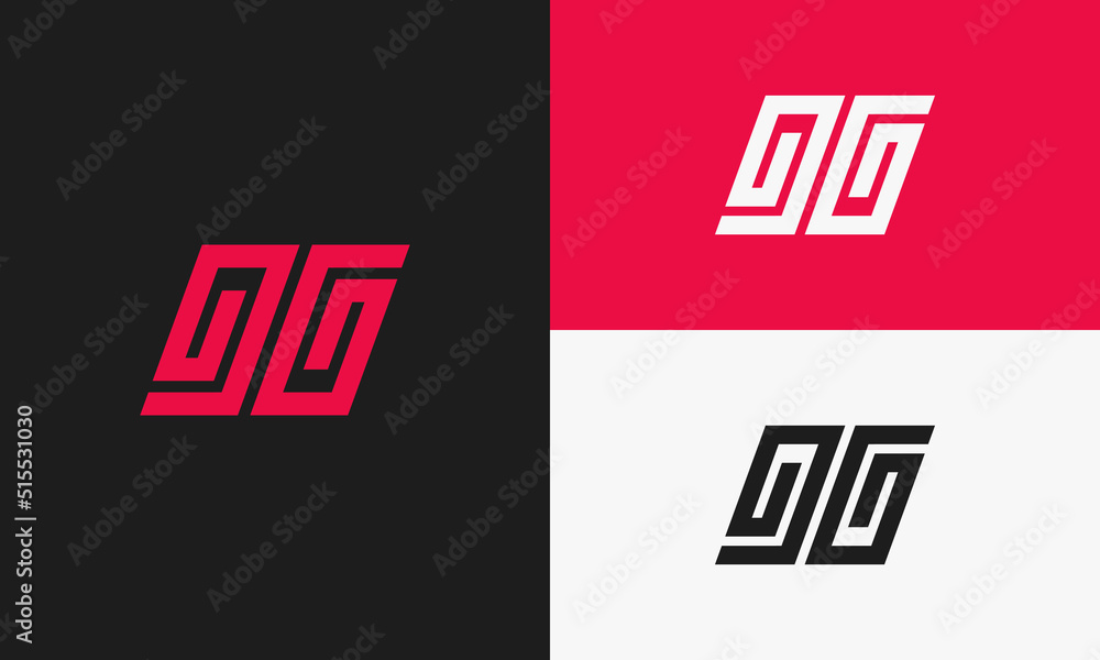 Logo Design Number 96 Or Ambigram Letter G ,Vector Template Logo Design Number 96 Or Ambigram Letter G ,Vector Template