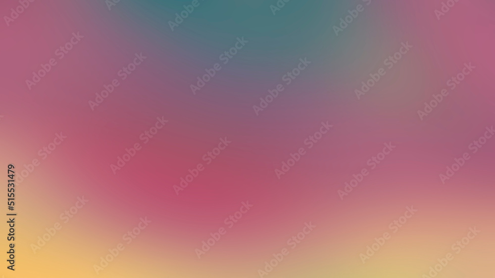 Abstract gradient multicolored blurred background