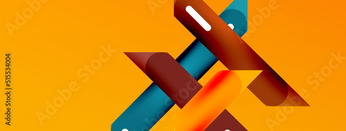 Background overlapping lines. Dynamic lines abstract wallpaper. Straight lines composition vector illustration for wallpaper banner background or landing page