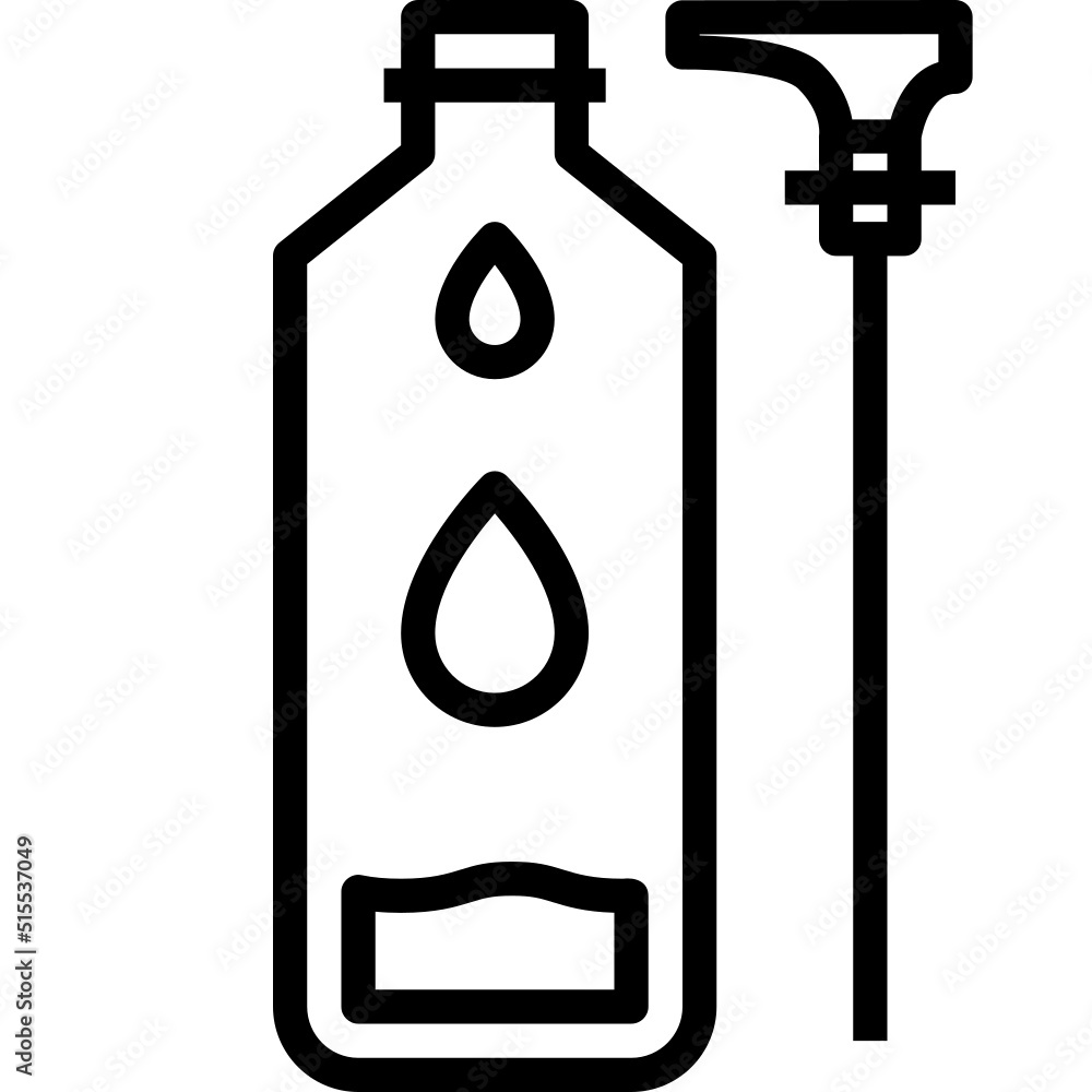 refilled container black outline icon refilled container black outline icon