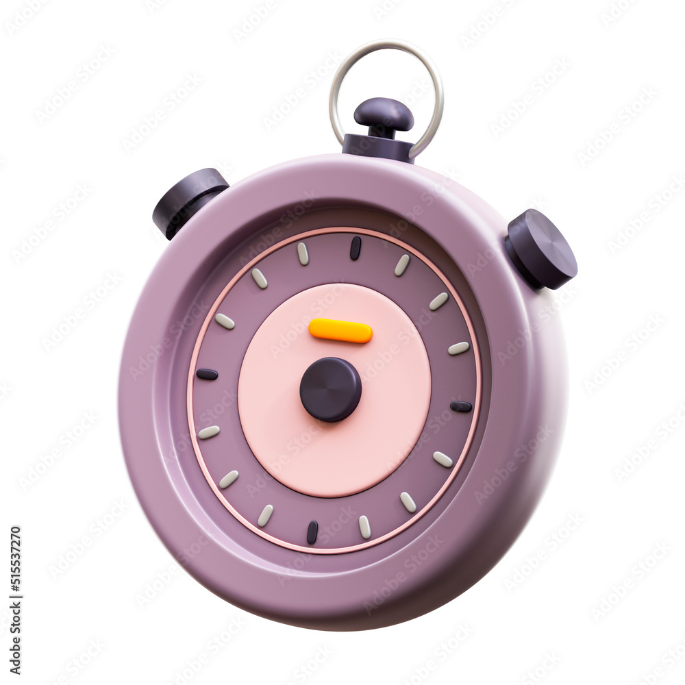 3D illustration Stopwatch 3D illustration Stopwatch