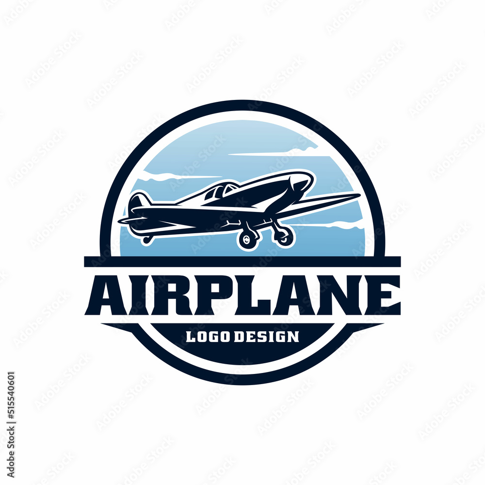 small airplane logo design vector small airplane logo design vector