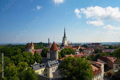 Panoramic view of Tallinn, Estonia