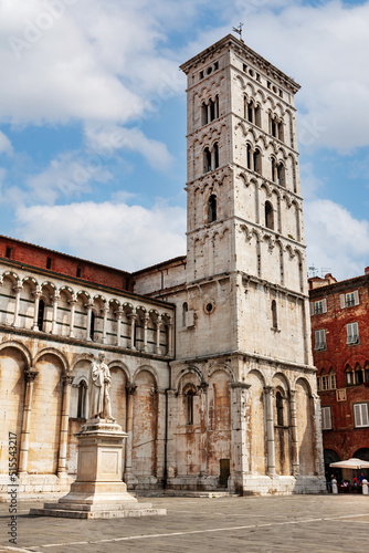 Basilica San Michele in Foro in Lucca, Tuscany, Italy