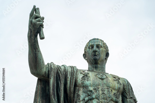 Statue of Augustus Caesar in Rome, Italy photo