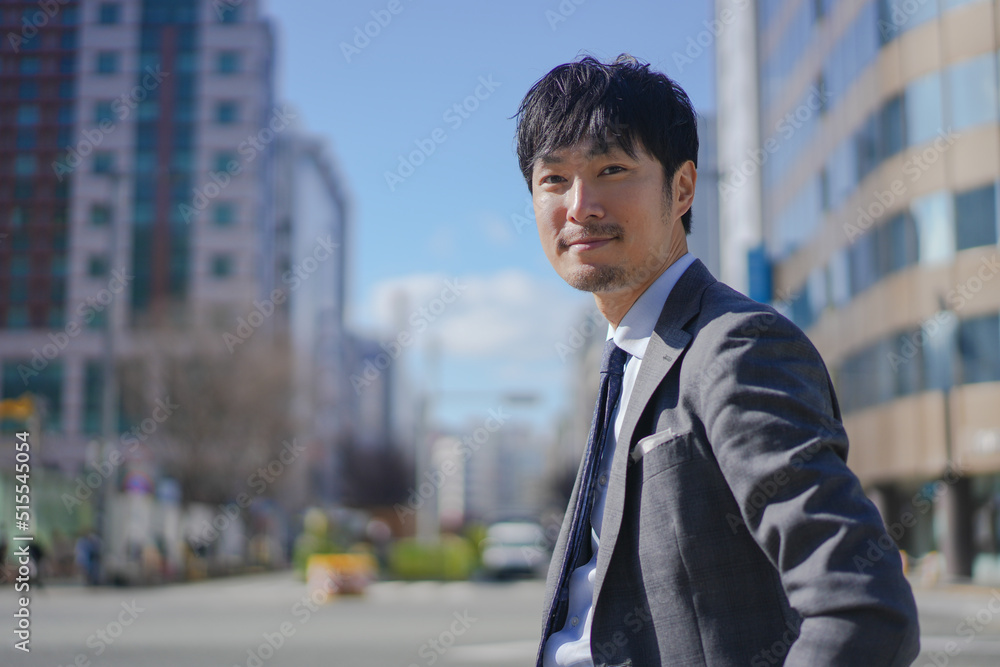 都会のビジネスマン
