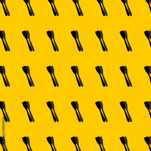 spatula pattern seamless vector in yellow background for any design and good for your project. pattern of spatula.