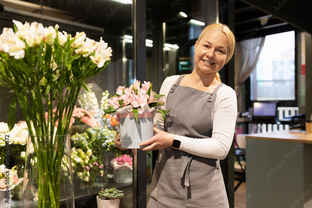 small business selling potted fresh flower plants
