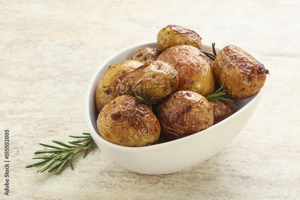 Roasted baby potato with rosemary Roasted baby potato with rosemary