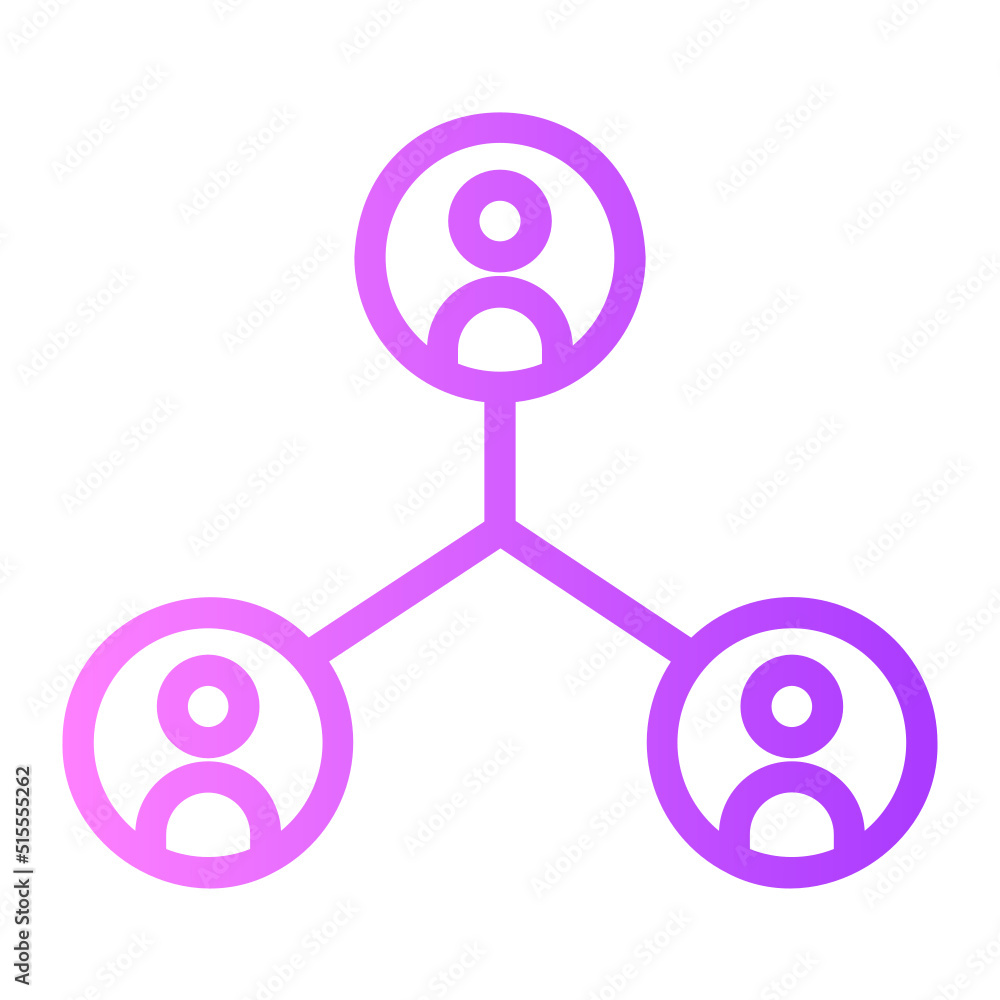 Social Network gradient icon Social Network gradient icon