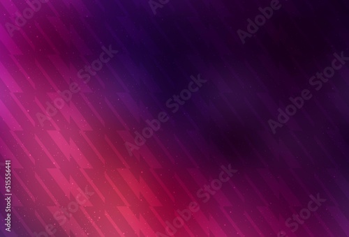 Dark Pink vector background with straight lines.