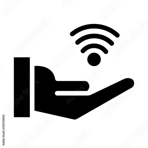 Wifi Signal glyph icon photo