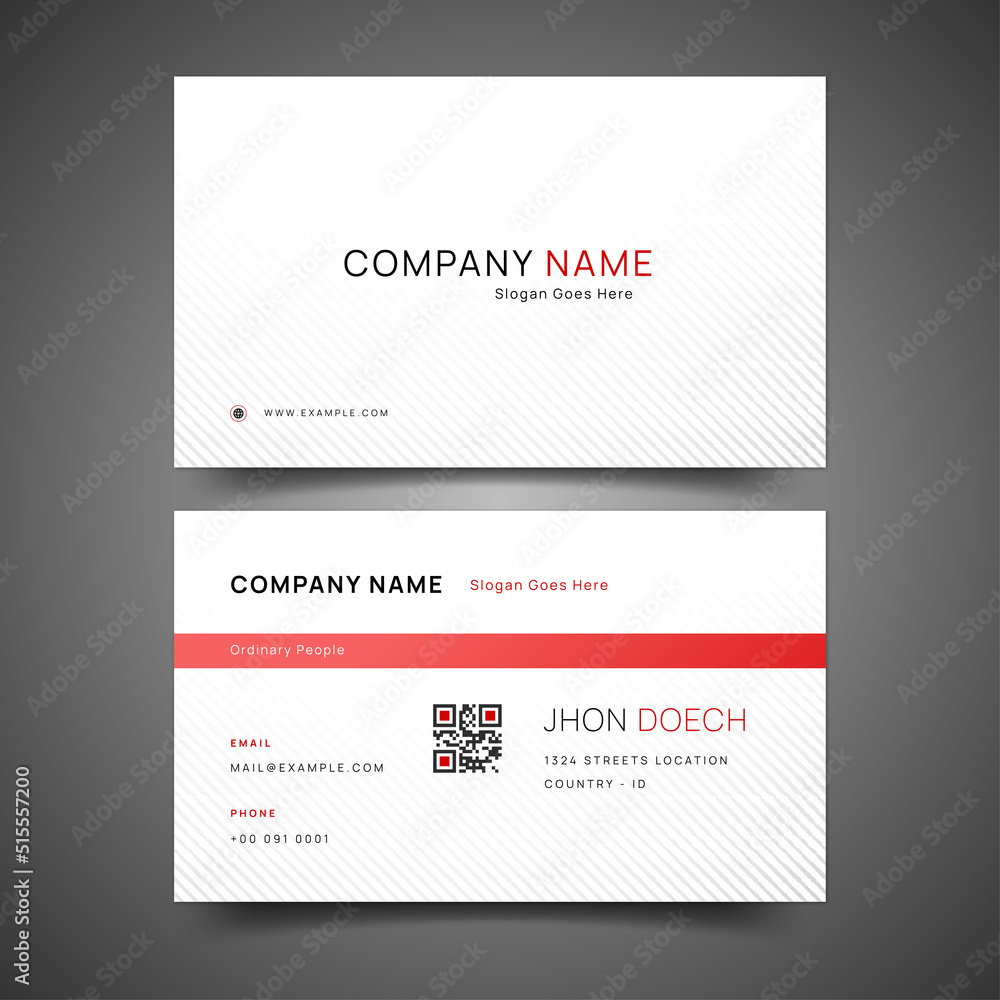Modern Business card template Modern Business card template