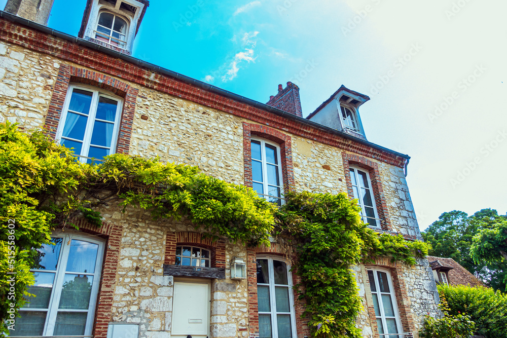 Naklejka premium Antique building view in Provins, France