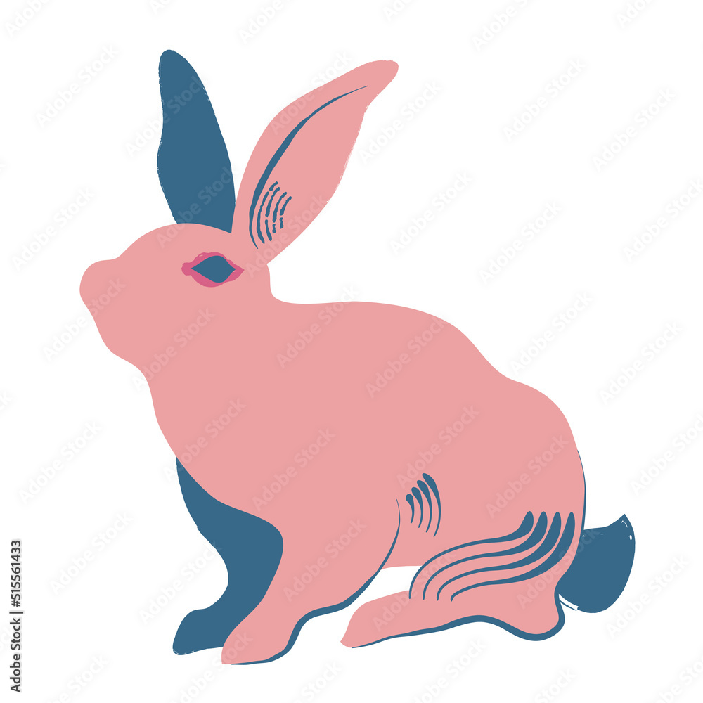 見上げるウサギ 見上げるウサギ