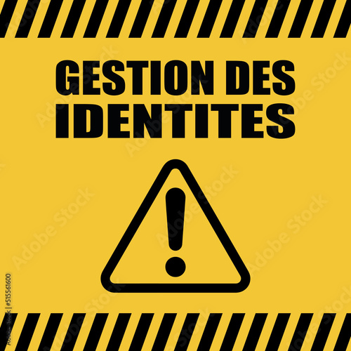 Logo gestion des identités.