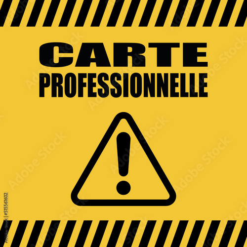 Logo carte professionnelle.