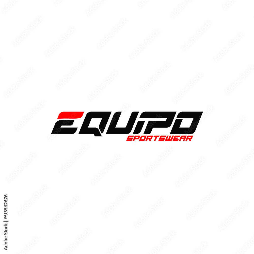 Equipd Sportswear, Mens sportswear - women sportswear - Fitness Logo - Fast Runner Logo,  Athelete Logo