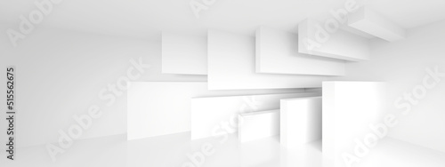 Abstract Interior Background. Digital Business Design