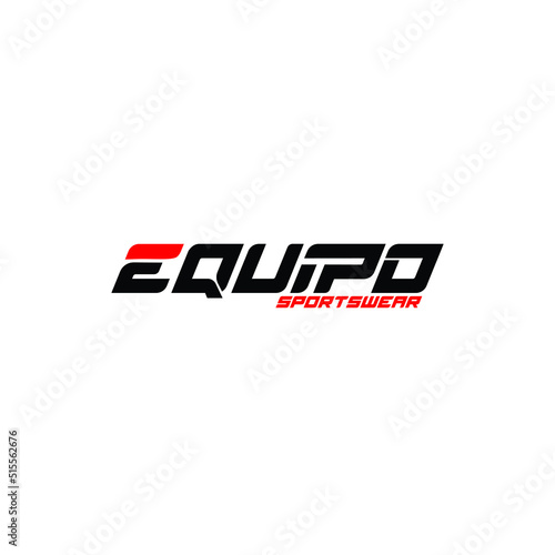 Equipd Sportswear, Mens sportswear - women sportswear - Fitness Logo - Fast Runner Logo,  Athelete Logo
