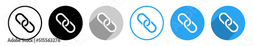 Link, Anhang, verknüpfen - Vektor Symbol in verschiedenen Variationen