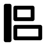  horizontal align left icon