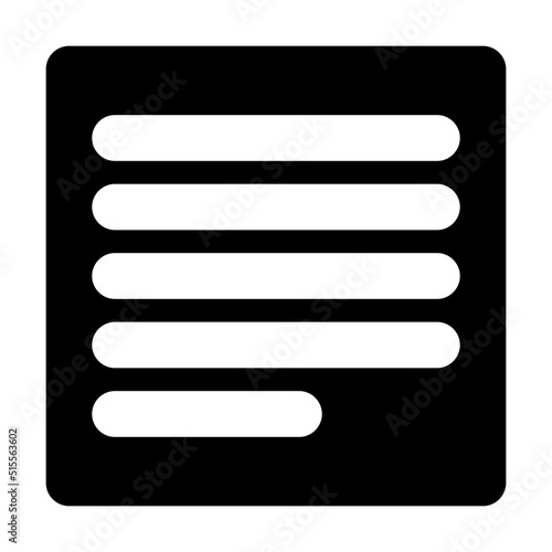 align left icon