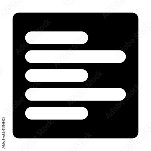 align left icon