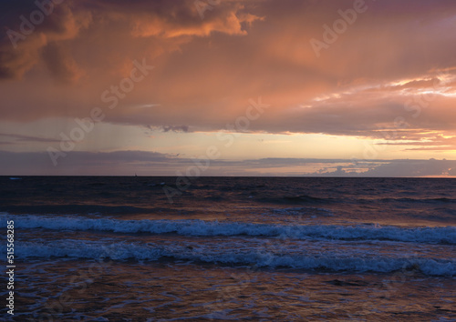 Regenstimmung an der Ostsee