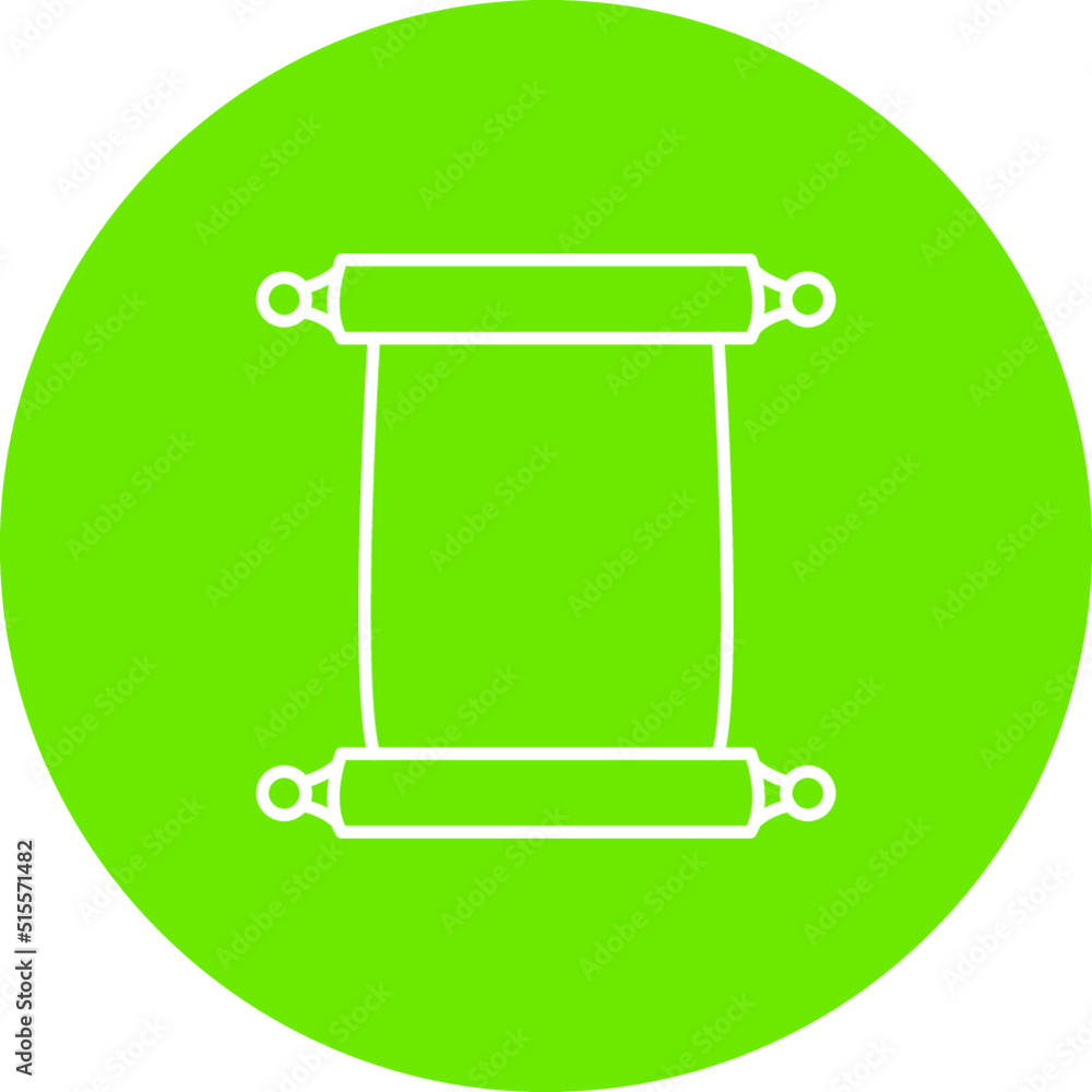 Scroll of Paper Icon Scroll of Paper Icon