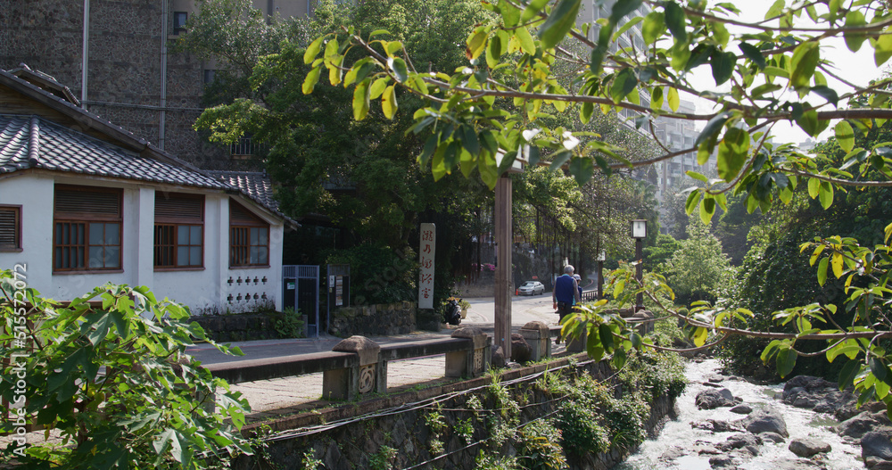 Xinbeitou, Taiwan, Xinbeitou hot spring district in taiwan