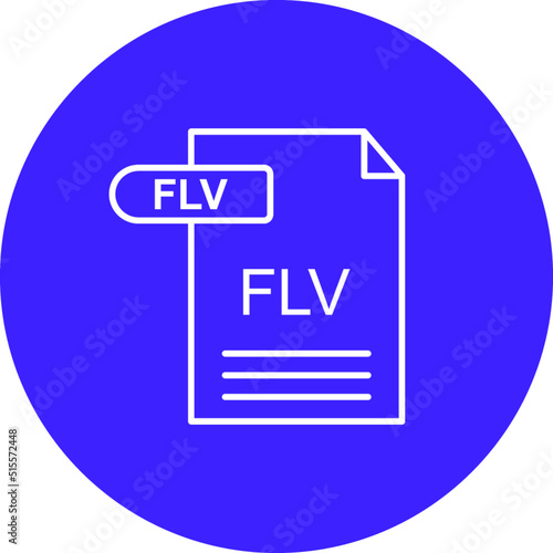 Free Download FLV Icon - GFXLoad