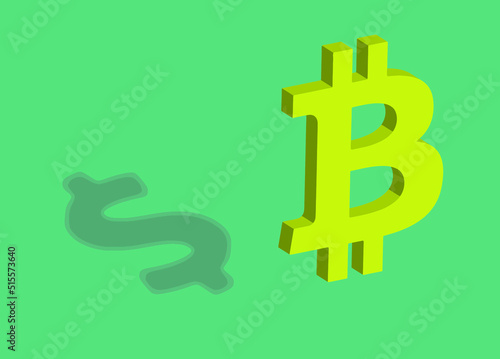 bitcoin vector coinbase and dollar photo