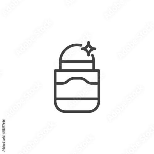 Deodorant line icon